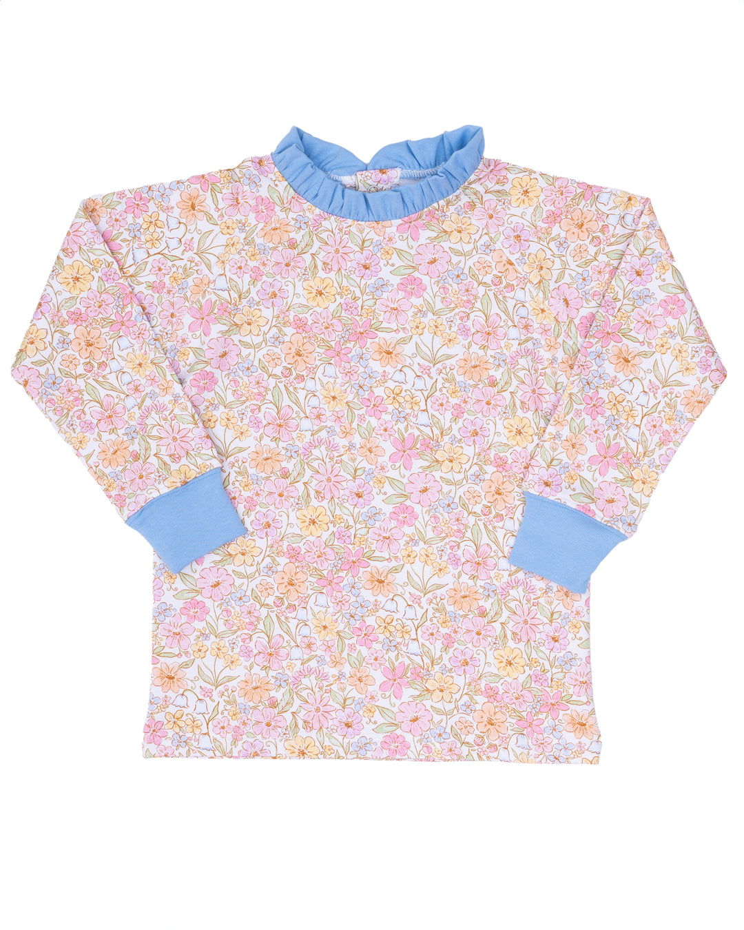 Girl's Watercolor Wildflower Sweatshirt