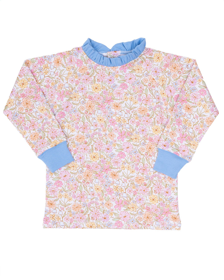 Girl's Watercolor Wildflower Sweatshirt