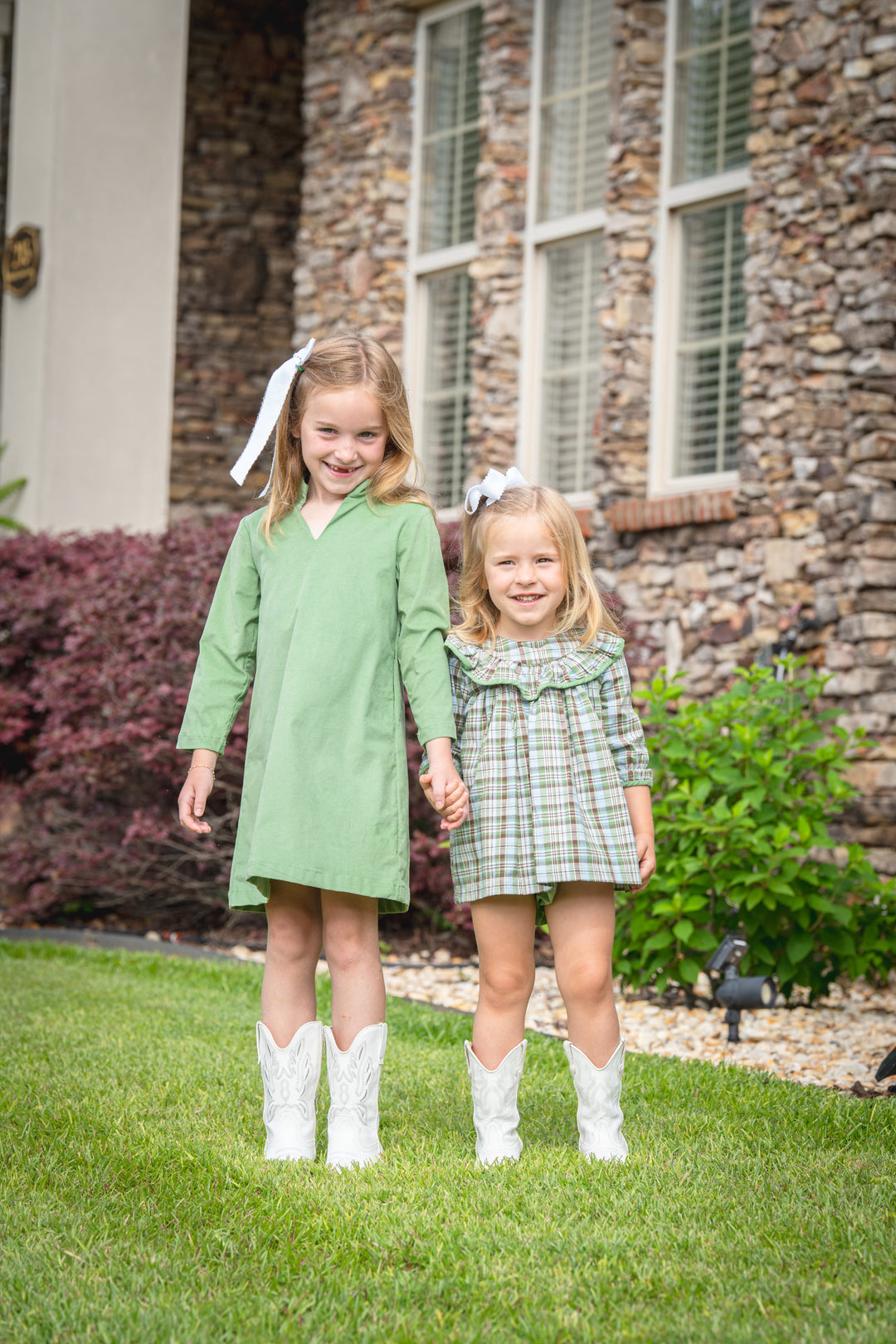 Layla Greenbriar Plaid Bloomer Set