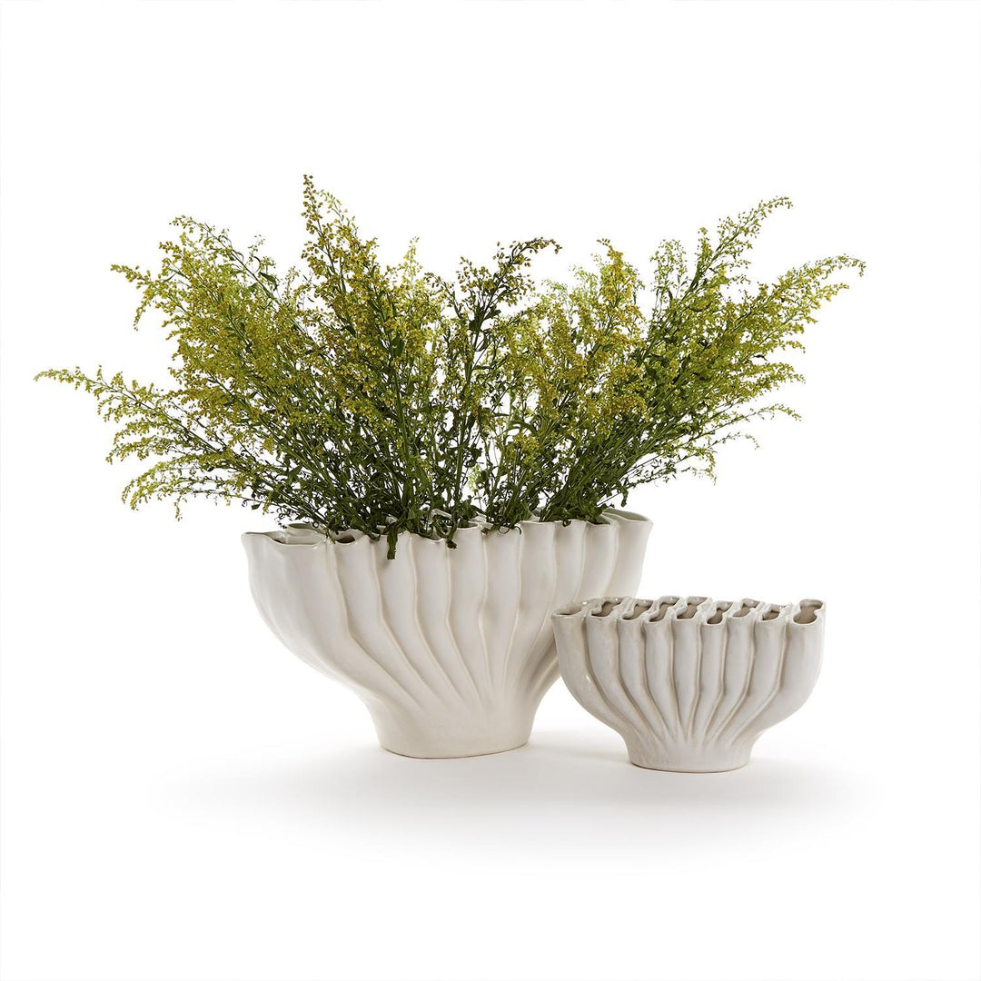 HCH118-S2  White Ceramic Vase
