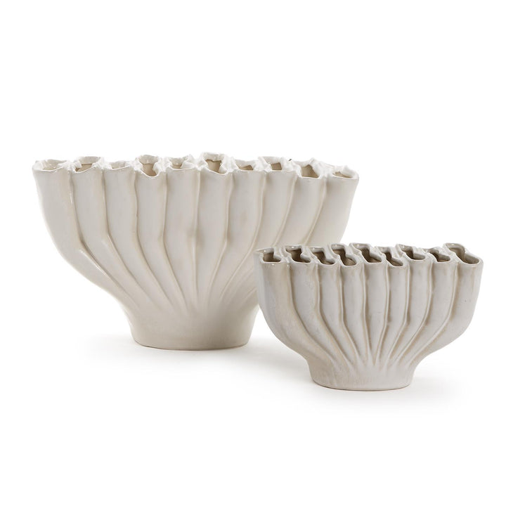 HCH118-S2  White Ceramic Vase