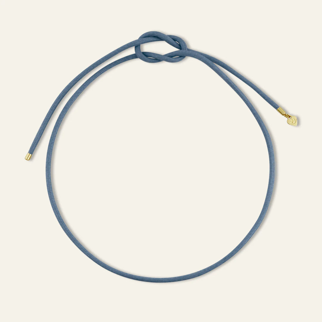 Slate Blue Necklace Cord - No Charm