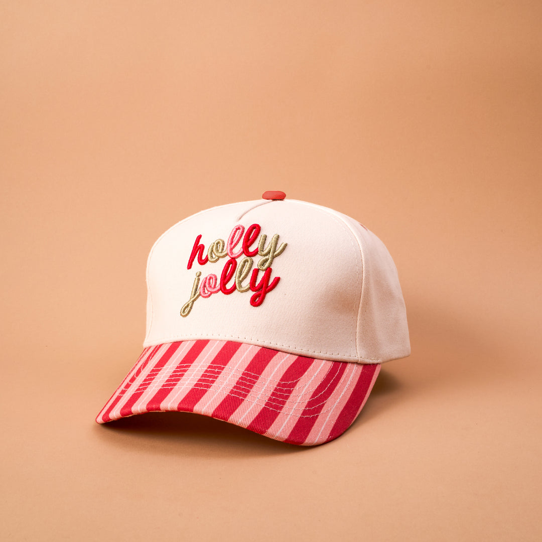 Classic Canvas Hat-Holly Jolly
