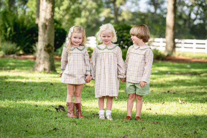 Cecilia Harvest Plaid Dress