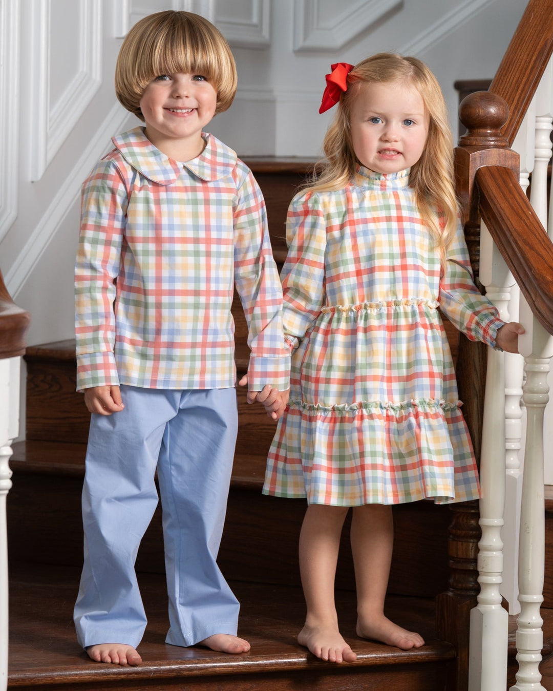 Addison Harvest Gingham Dress