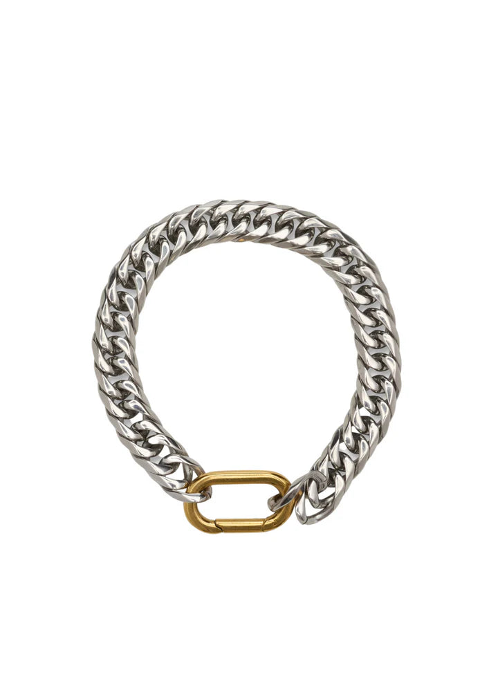 Two Toned Carabiner Bracelet