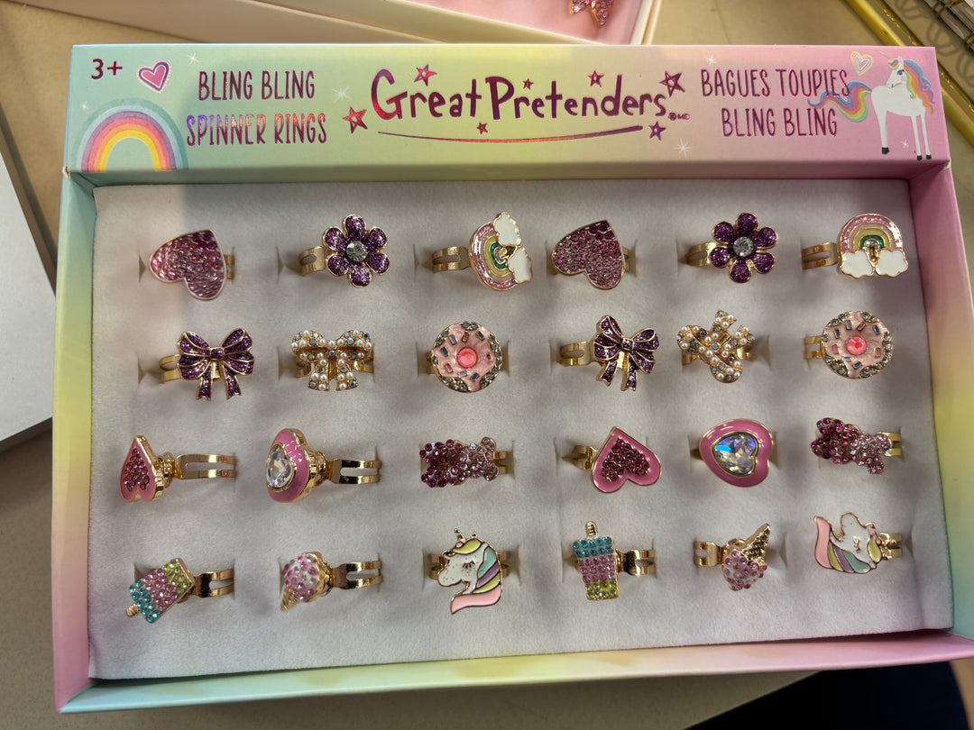 Bling Bling Spinner Rings