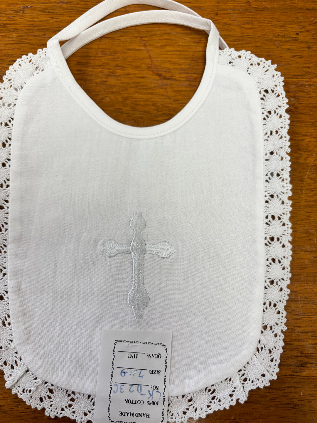 Embroidered Bib