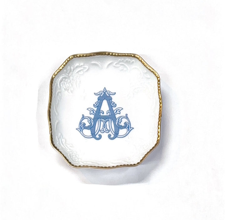 BonBon Dish Top 17 Wilson Blue Monogram