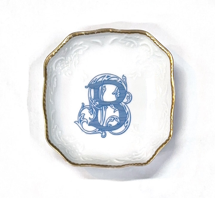 BonBon Dish Top 17 Wilson Blue Monogram