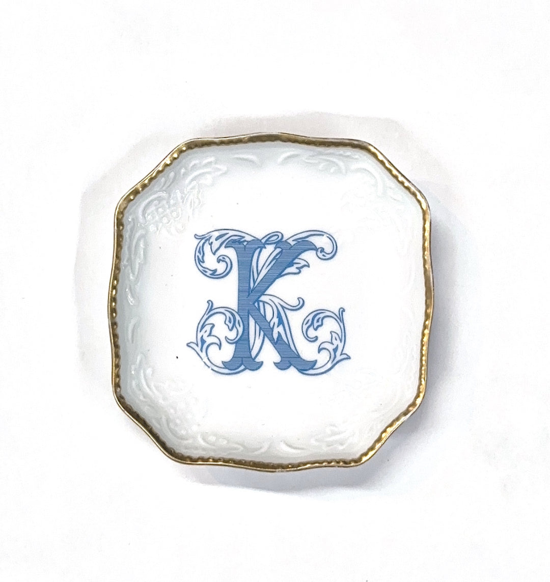 BonBon Dish Top 17 Wilson Blue Monogram