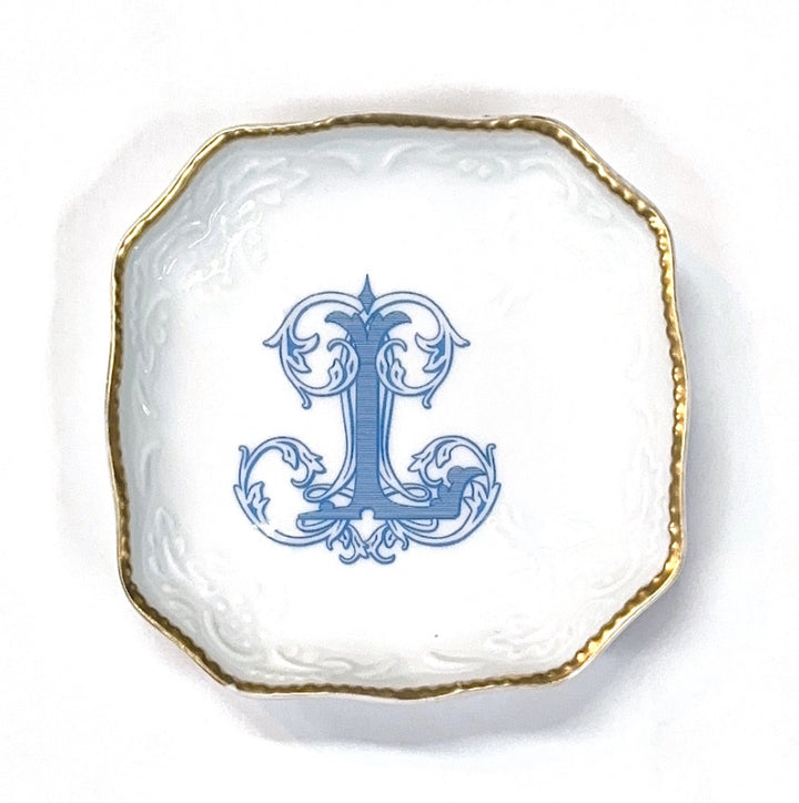 BonBon Dish Top 17 Wilson Blue Monogram