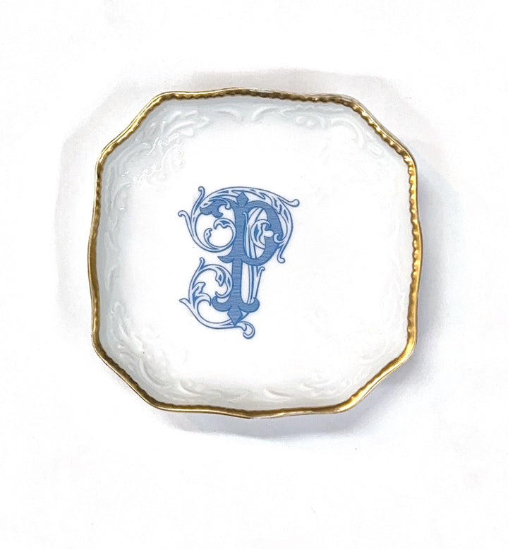BonBon Dish Top 17 Wilson Blue Monogram