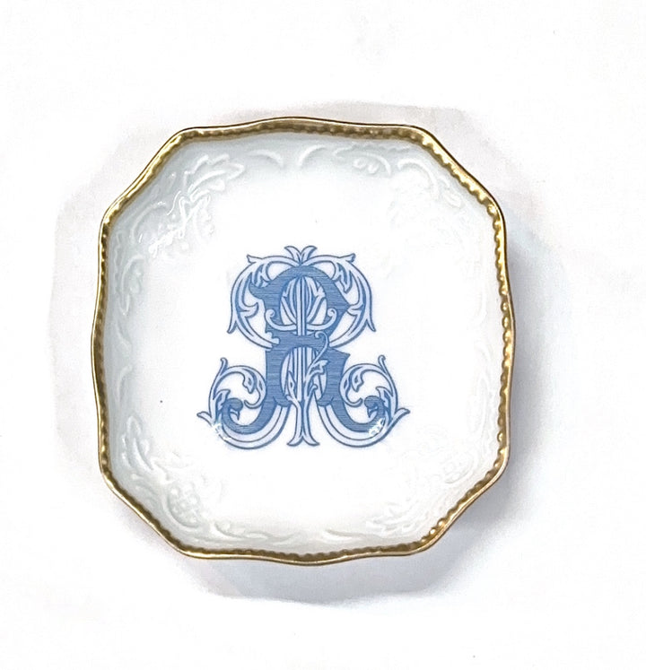BonBon Dish Top 17 Wilson Blue Monogram