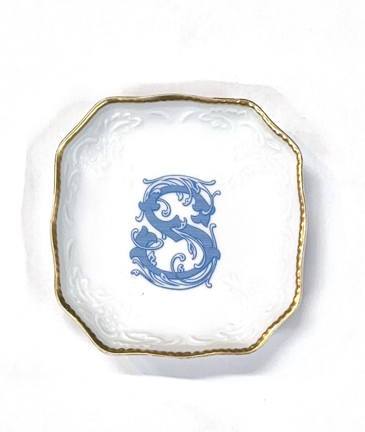 BonBon Dish Top 17 Wilson Blue Monogram
