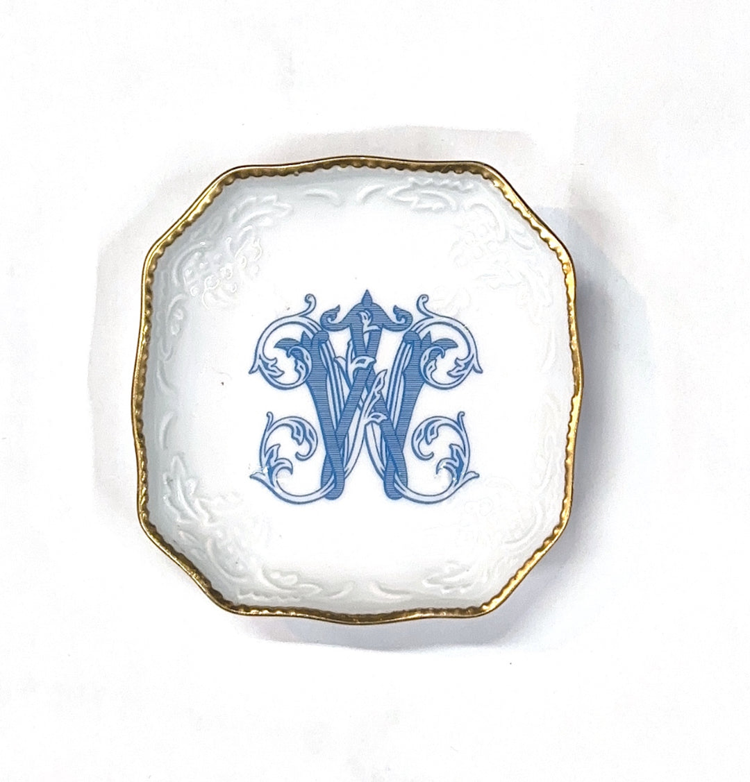 BonBon Dish Top 17 Wilson Blue Monogram