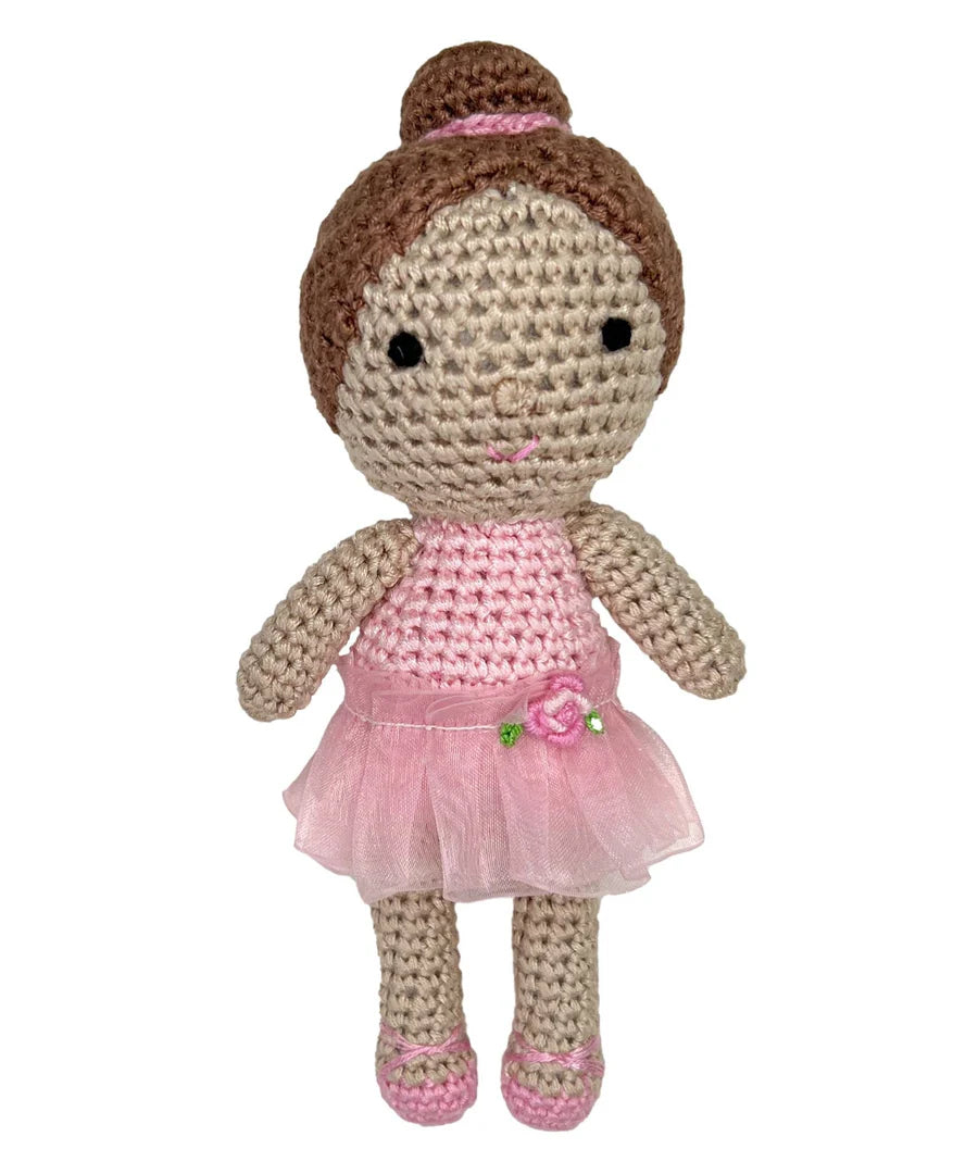 Ballerina Rattle Pink-5”