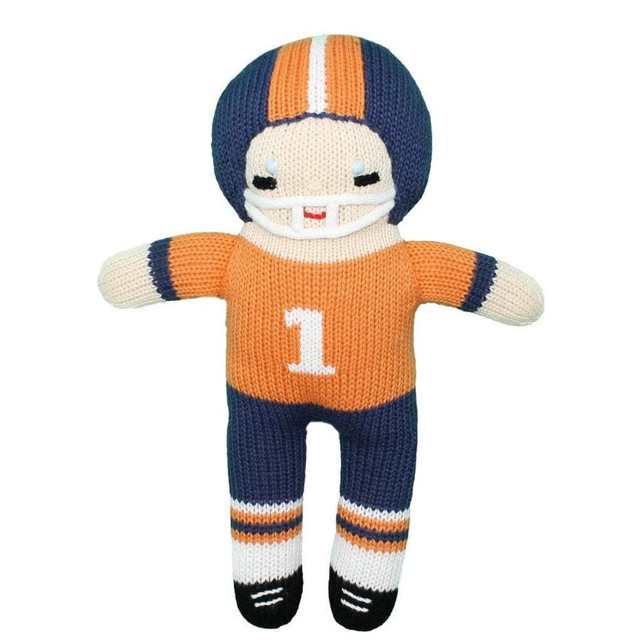 Football player-7” orange/navy