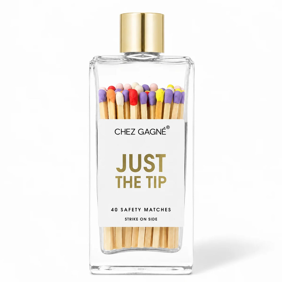 Just The Tip- Rainbow Matches in Glass Bottle