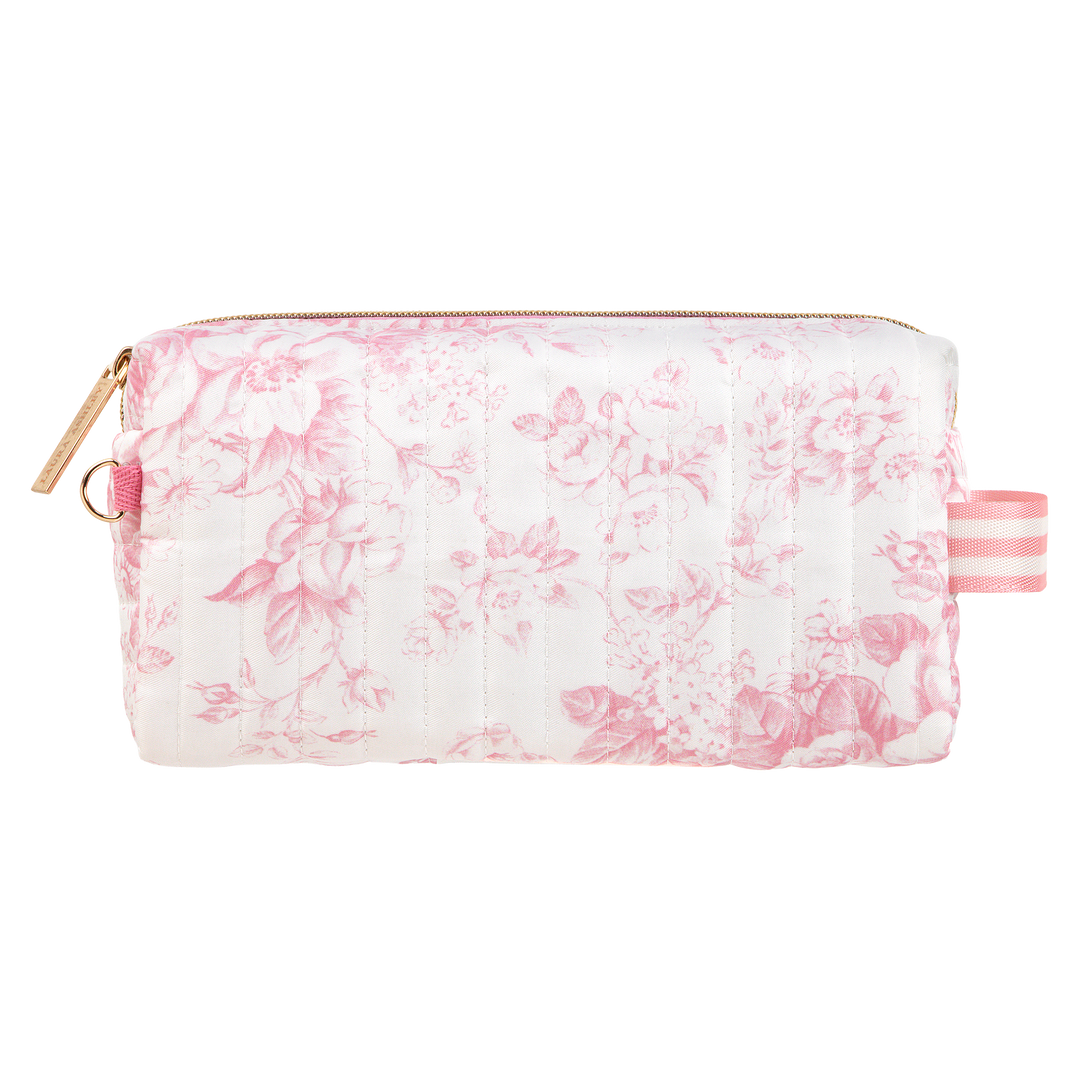 Laura Ashley - Pink Toile Garden Blooms Pouch 8.46
