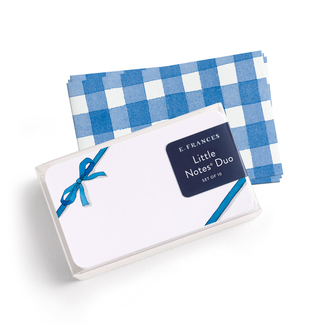 Blue Bow Little Notes Duo Set