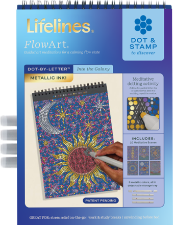 FlowArt Dot-By-Letter, Into the Galaxy - Metallic