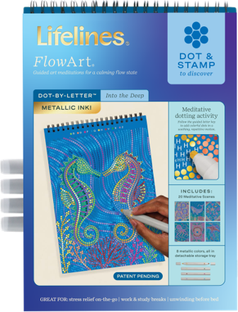 FlowArt Dot-By-Letter, Into the Deep - Metallic