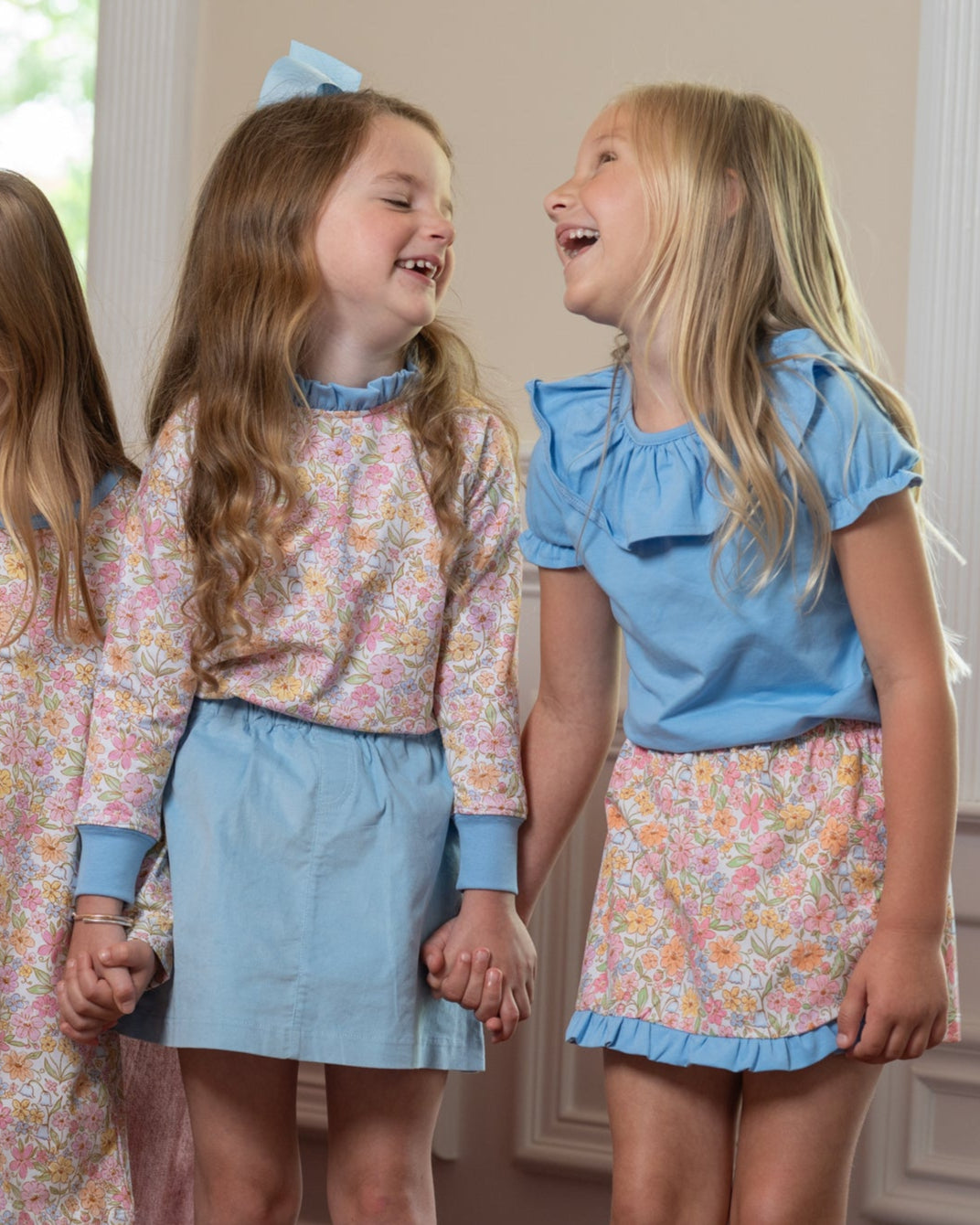 Girl's Watercolor Wildflower Sweatshirt