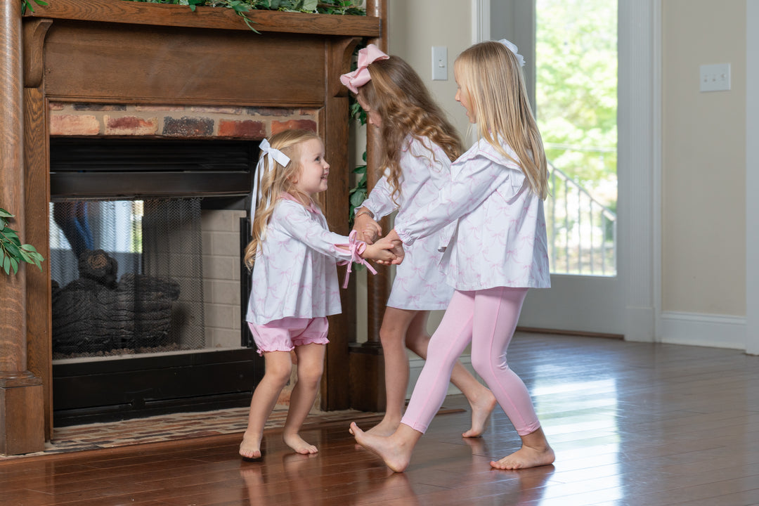 Abree Bubblegum Bows Legging Set