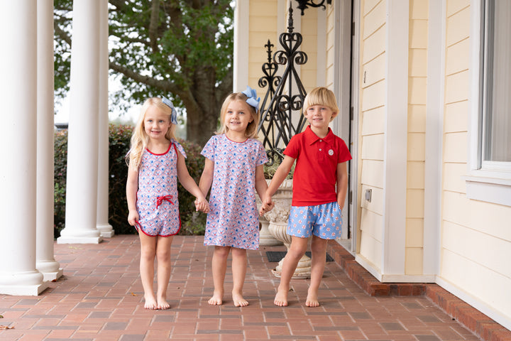 Ballpark Blues Boy Shorts