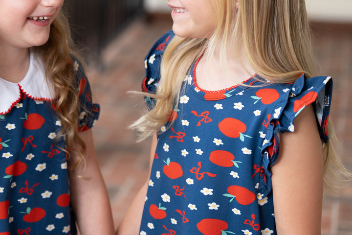 Dress – Lori Schoolhouse Apple Dress by Oaks Apparel