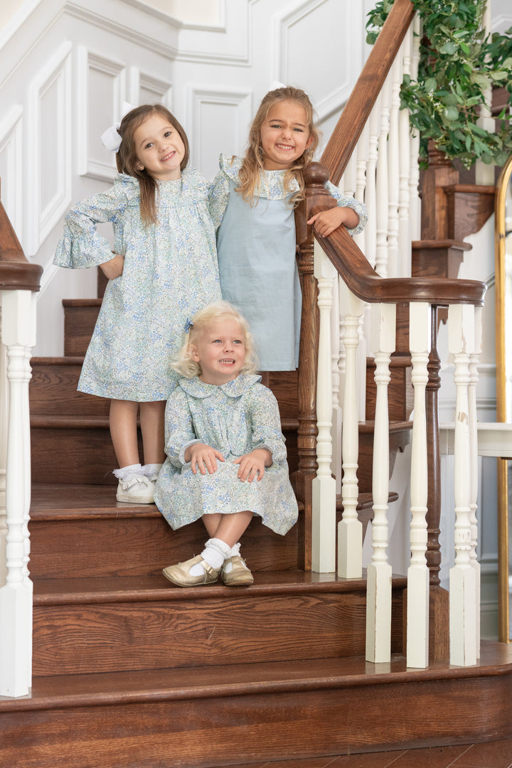 Betsy Blue Floral Bloomer Set