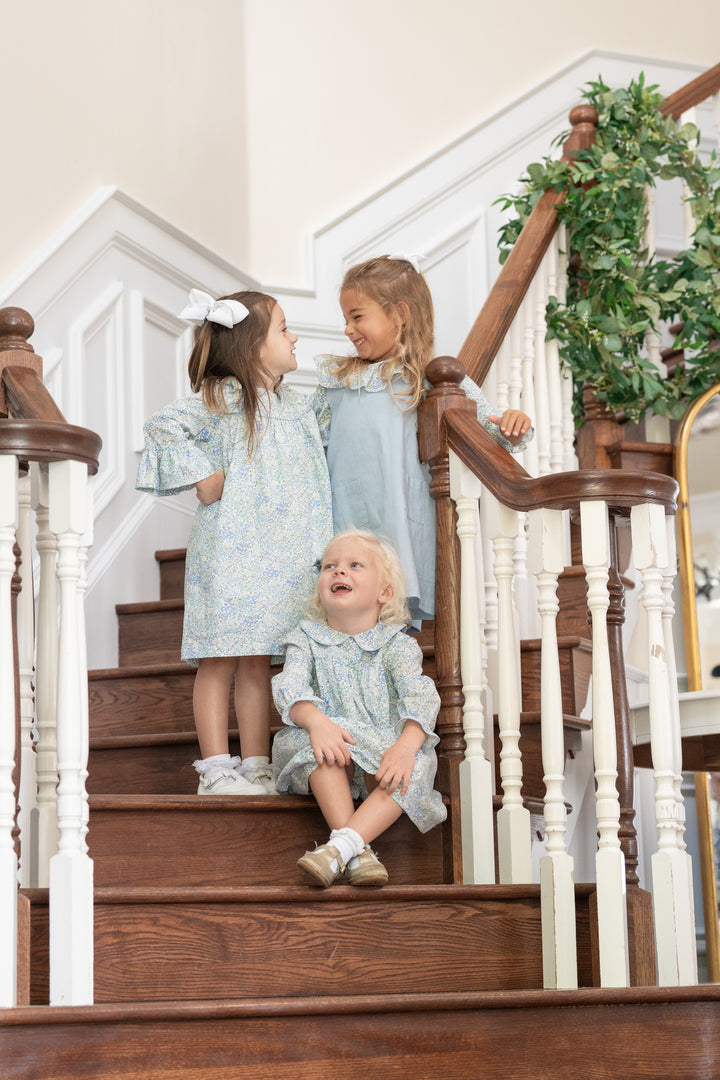 Betsy Blue Floral Bloomer Set