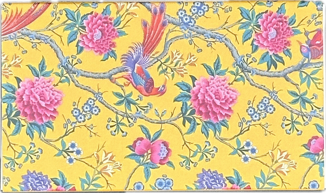 Yellow Chinoiserie Matchbox