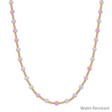 Water Resistant Crystal Beaded 16"-18" Necklace