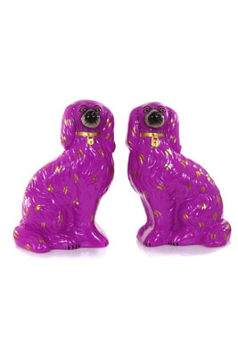 STAFFORDSHIRE PURPLE price is for 1 Dog