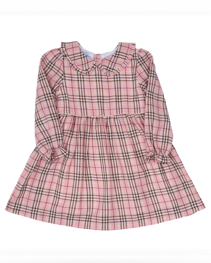 Marcy Autumn Rose Plaid Dress