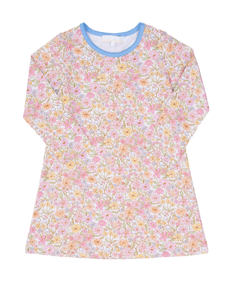 Mary Chase Watercolor Wildflower LS Dress