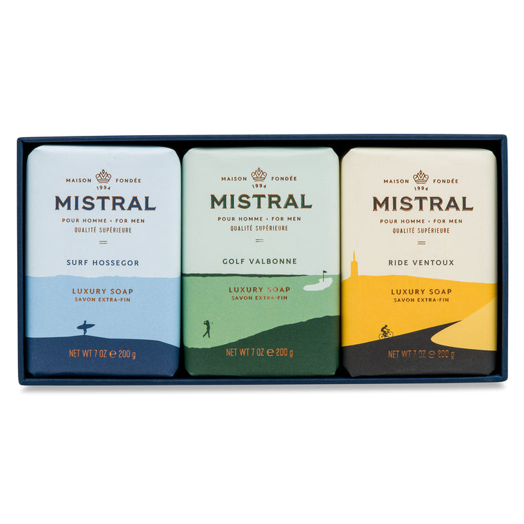 MEN'S 3 SOAPS SET SPORT