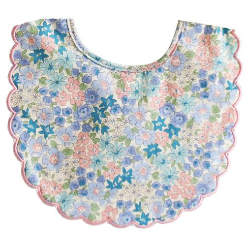 Scallop Bib Lilly Blue