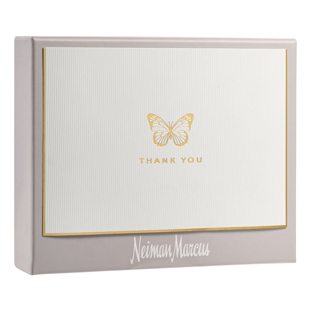 Neimans Butterfly Modern Luxe Thank You Boxed Card