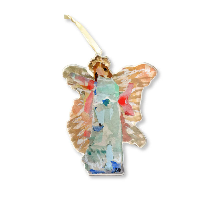 Angel Of Glory Acrylic Ornament