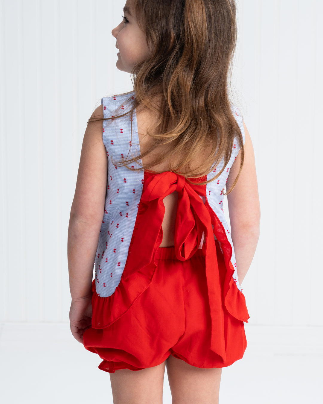 Blakely Star Spangled Swiss Dot Bloomer Set