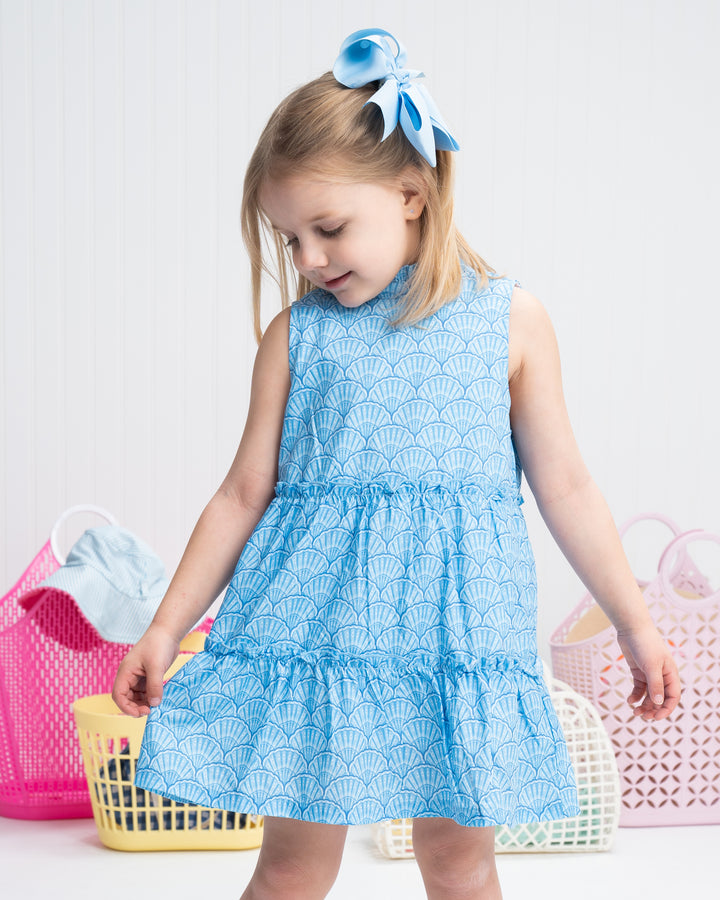Addison Blue Shells Dress