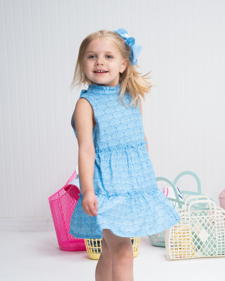 Addison Blue Shells Dress