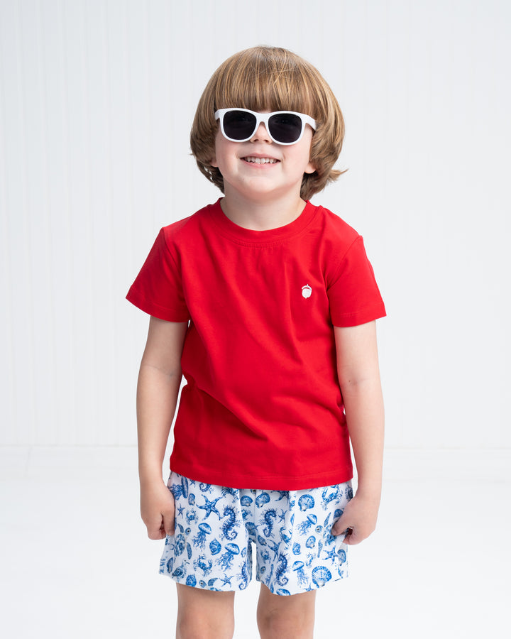 Navy & Nautical Boy Shorts