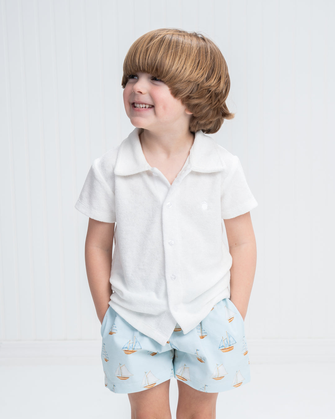 Blue Sails Boy Shorts