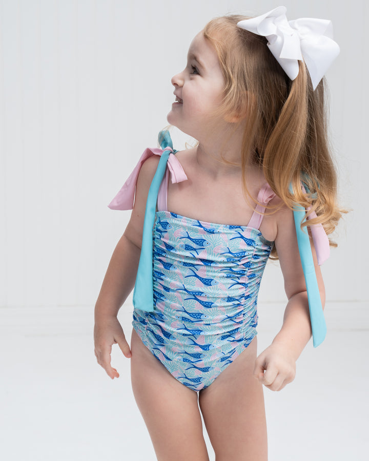 Sunnyside Fishy Friends One Piece Swimsuit