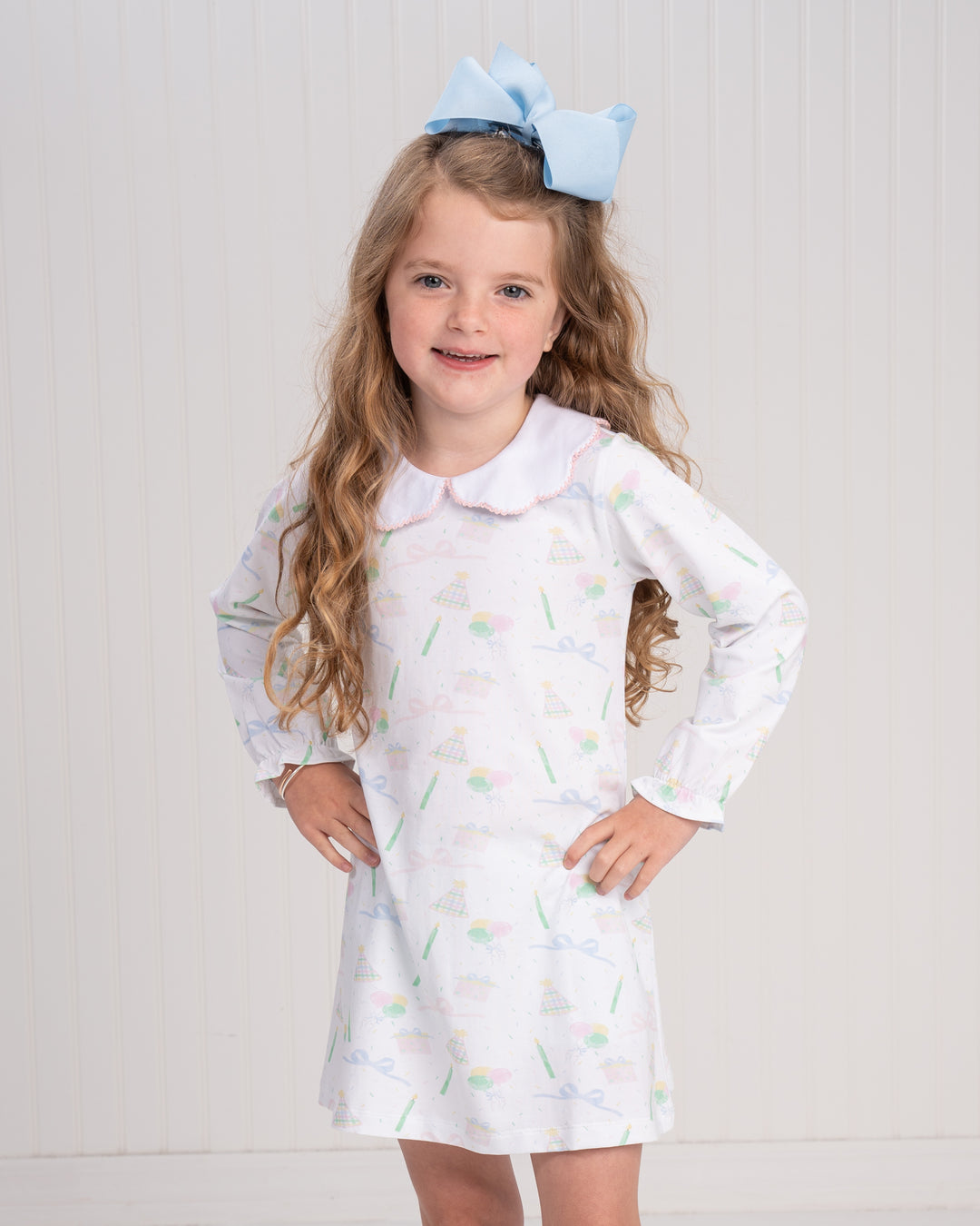 Presley Kait LS Let's Celebrate Dress
