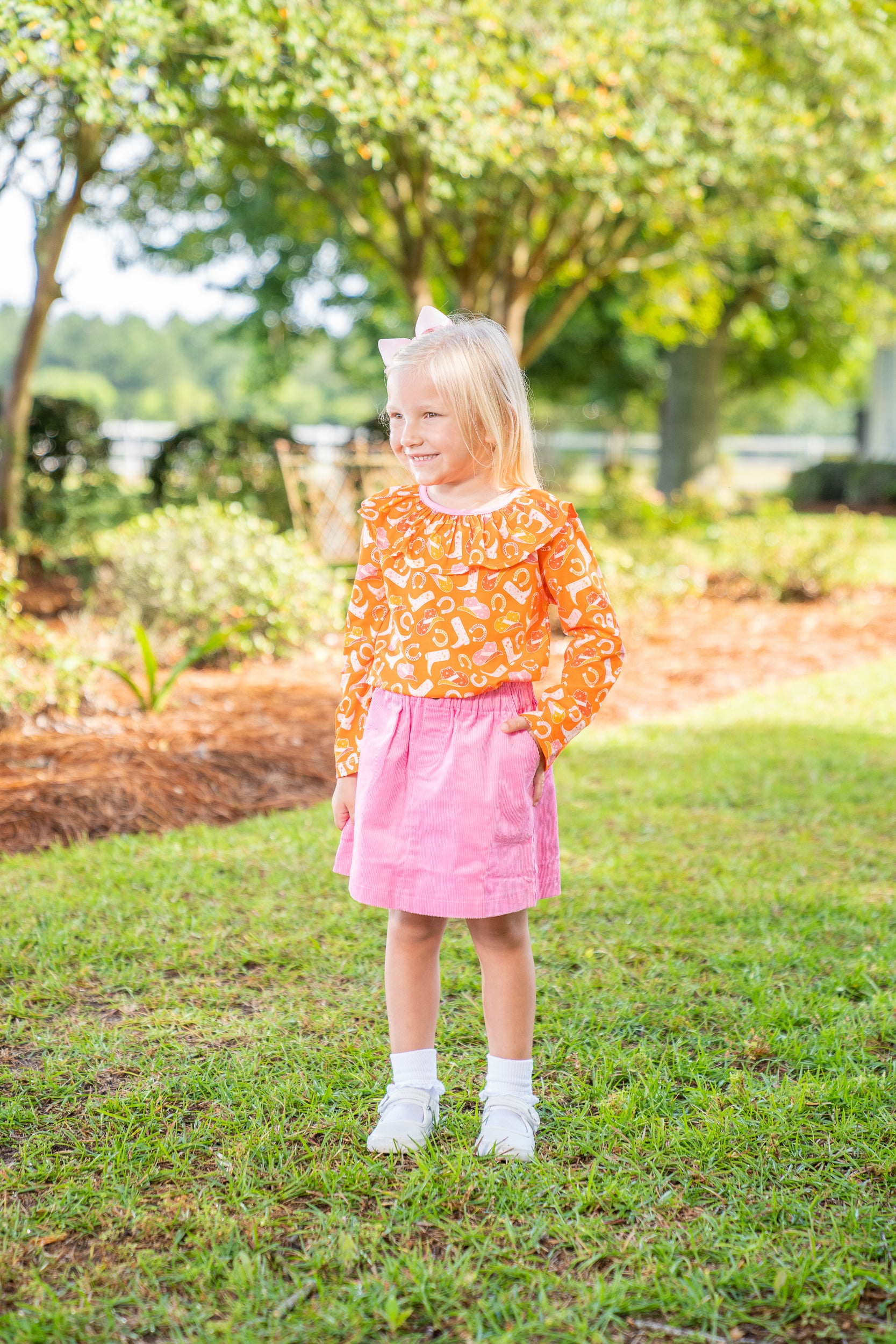 Leigh Hot Pink Cord Skirt – The Oaks Apparel Co.